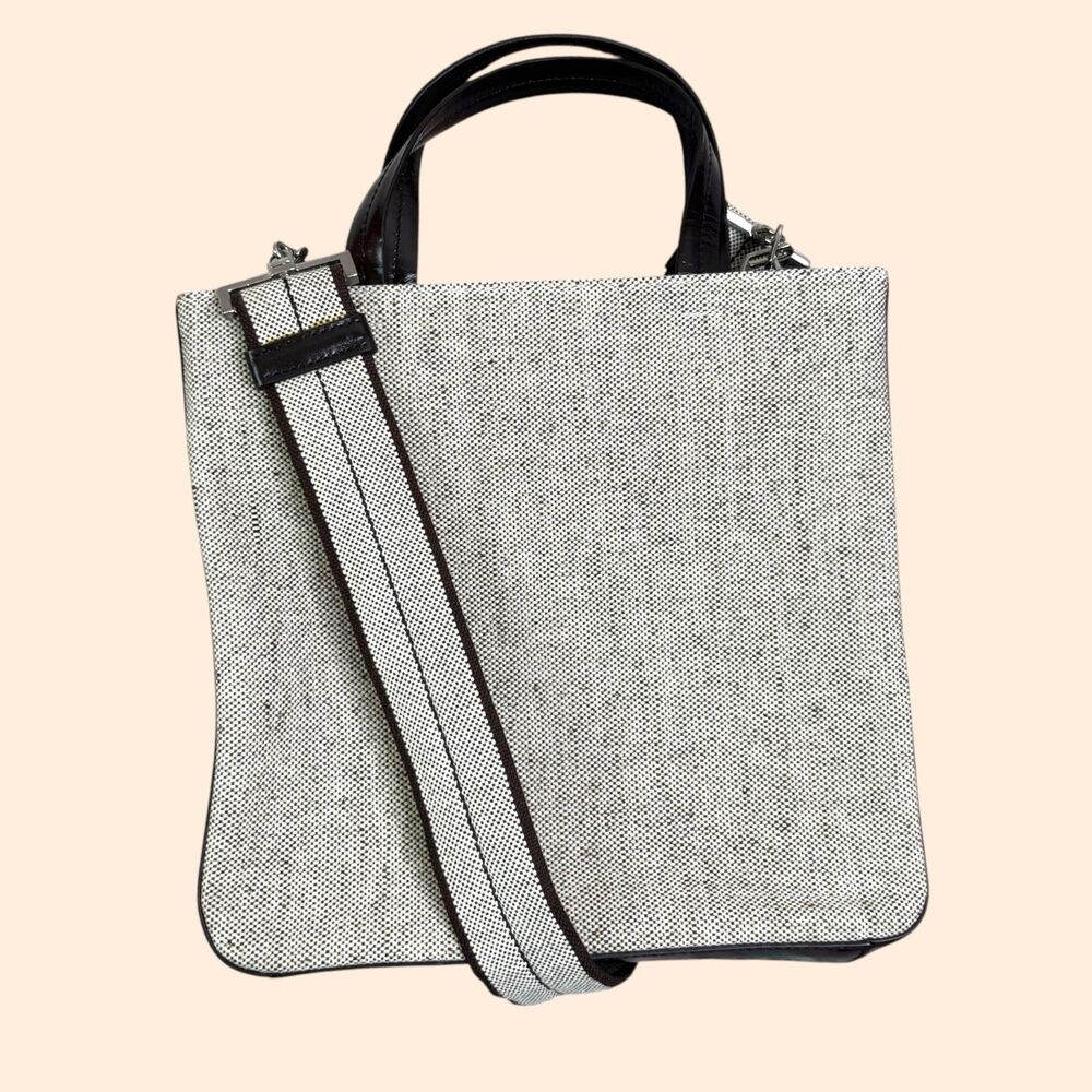 Prada Vintage Canvas Tote Bag
